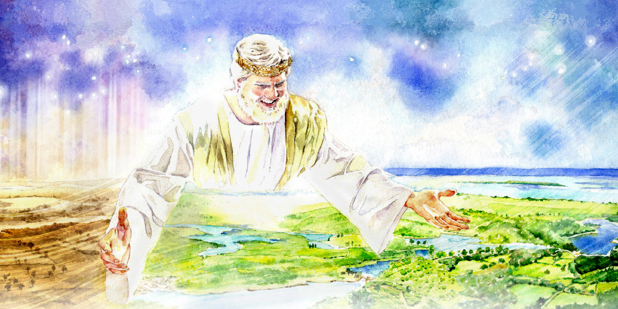 O reinado de Jesus traz bênçãos à Terra inteira