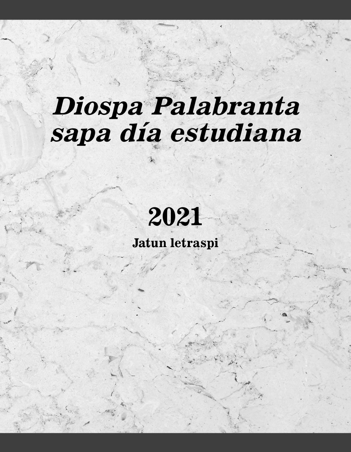 Diospa Palabranta sapa día estudiana 2021