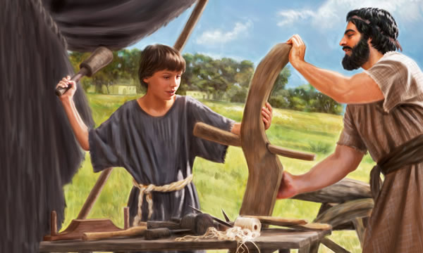 Joseqa, Jesusta carpintero kananpaj yachacherqa
