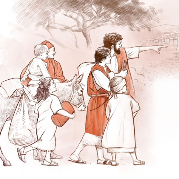 Jesusqa familianwan Jerusalenman rishan