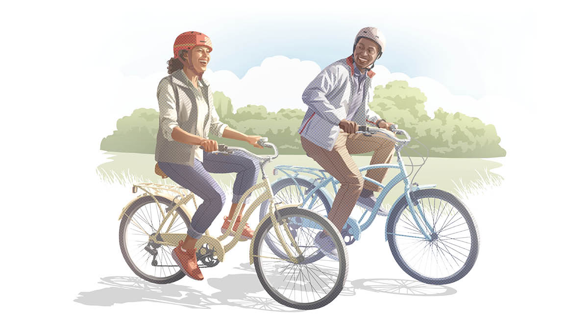 Uj qosa warminwan khuska bicicletaspi puriykacharishanku.