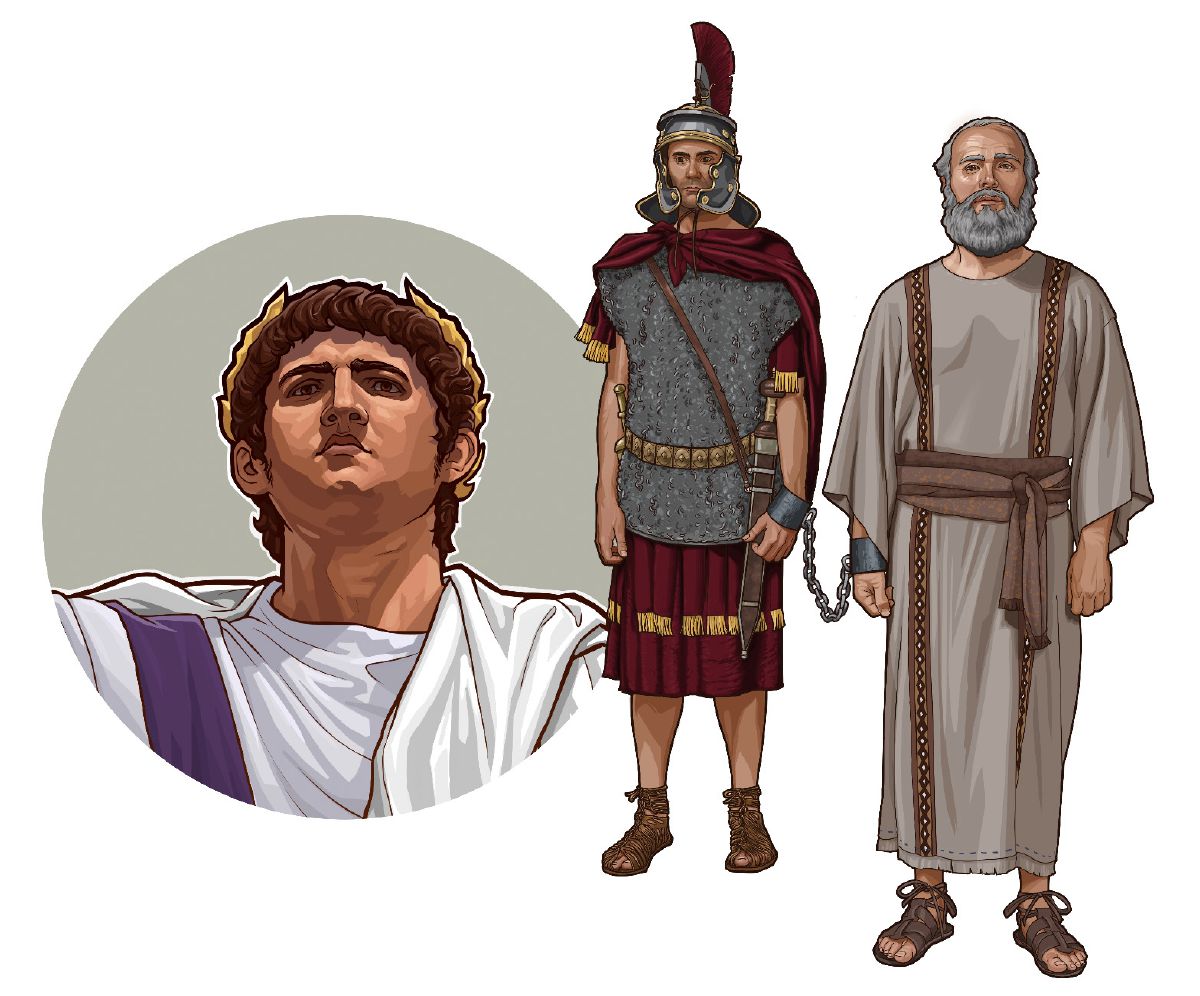 Cesar, jun ajchʼoj romano, xuqujeʼ Pablo