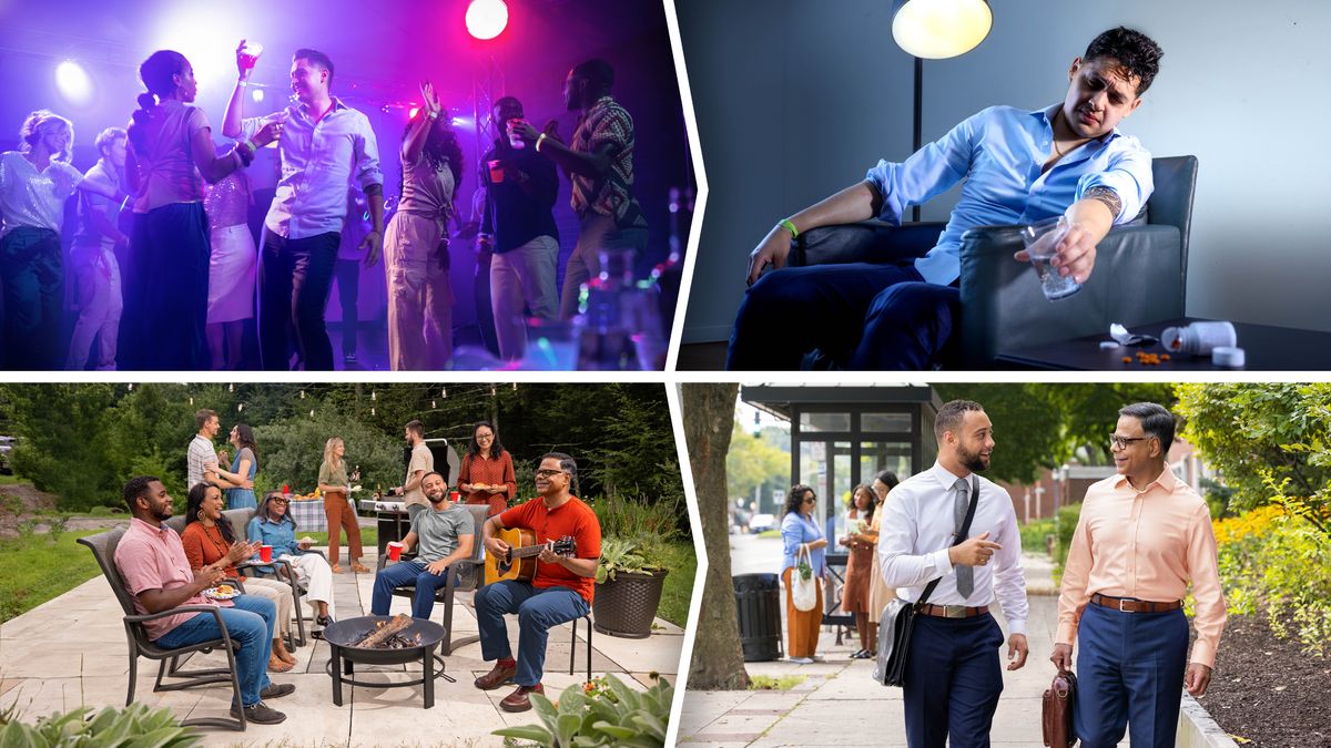 Wachbʼal rech jun achi che kupatanij ta ri Jehová y utz ta ri kuchaʼ ubʼanik che junam ta rukʼ ri kkichaʼ ubʼanik e kebʼ Testigos: 1. Jun achi qʼabʼarel tajin kxojow pa jun discoteca y rukʼam más tzam. 2. Tekʼuriʼ kamuluw ukʼuʼx y kutij kunabʼal rech kel che. 3. Jun grupo qachalal kekikotik kimulim kibʼ. E kebʼ tajin kebʼixonik, kexojowik y kewaʼik. 4. Chukabʼ qʼij junam tajin kkitzijoj ri utzij ri Dios.