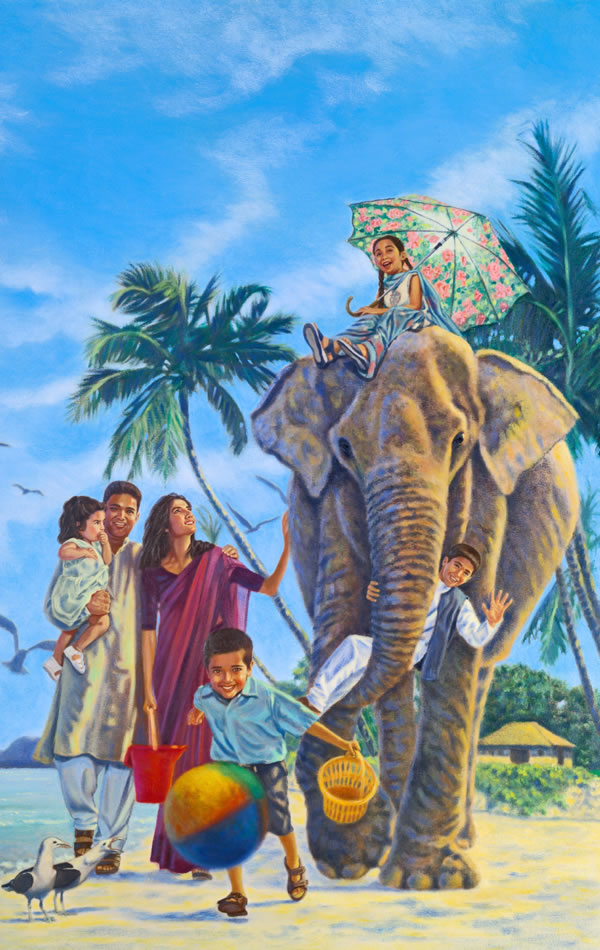 Huk familia kushishqa këkäyan paraïsochö