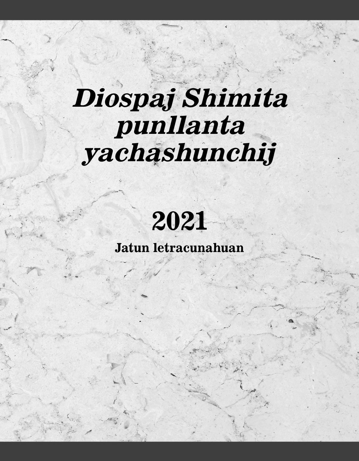 Diospaj Shimita punllanta yachashunchij 2021