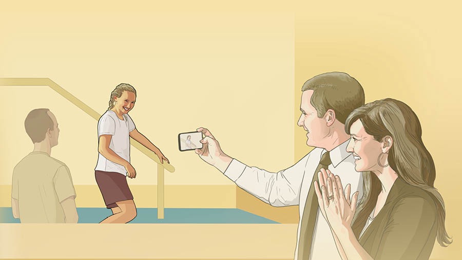 Shuj joven huarmica bautizaringapaj piscinaman yaicucujpimi paipaj yaya mamaca fotota llujchicun
