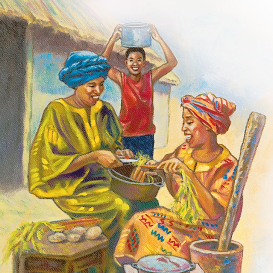 Juj waynacha mankata apashan iskay señorakunaman