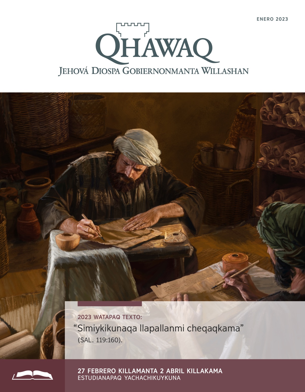 Qhawaq (juñunakuypi estudianapaq), enero 2023.