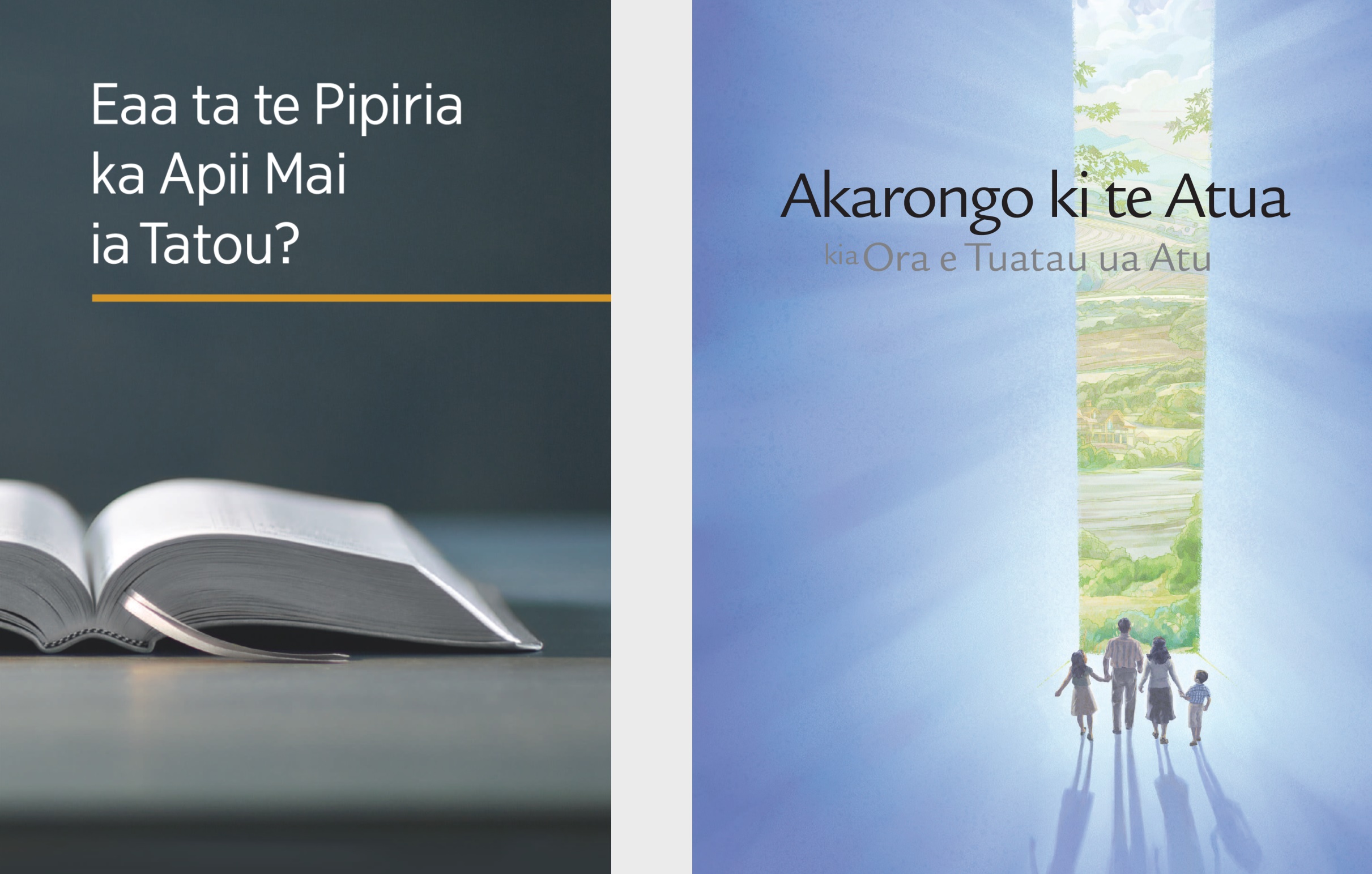 Te puka ‘Eaa ta te Pipiria ka Apii ia Tatou?’ e te poroutia ‘Akarongo ki te Atua kia Ora e Tuatau ua Atu’