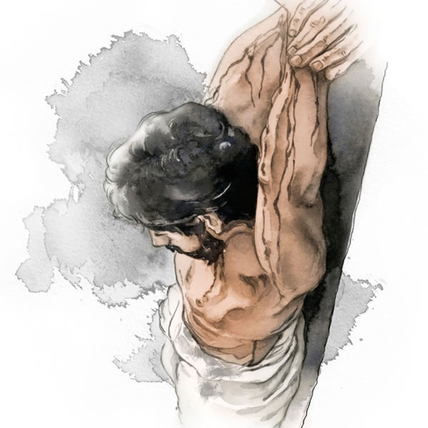 Ko Iesu i runga i te rakau tamamae