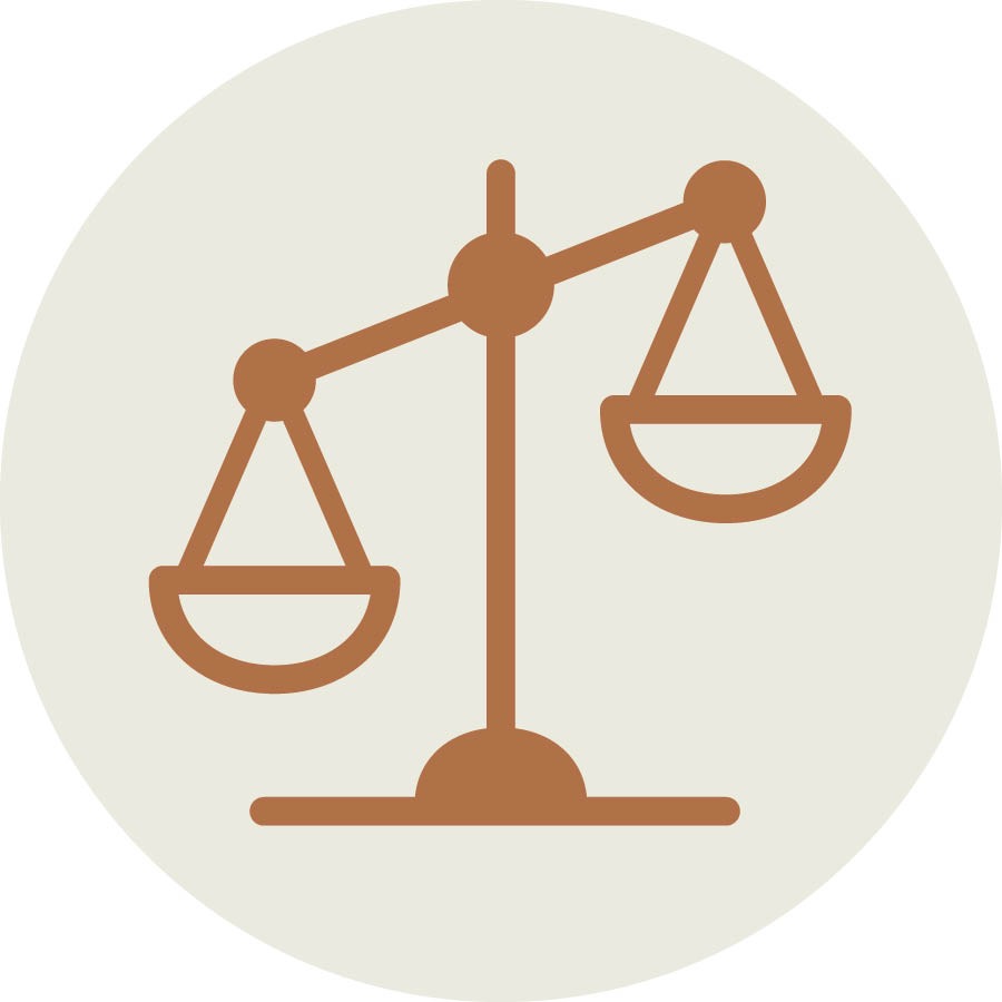 Slika tari vaga koja soj pophari tari jekh strana — simbol baši razlika ko socijalno status