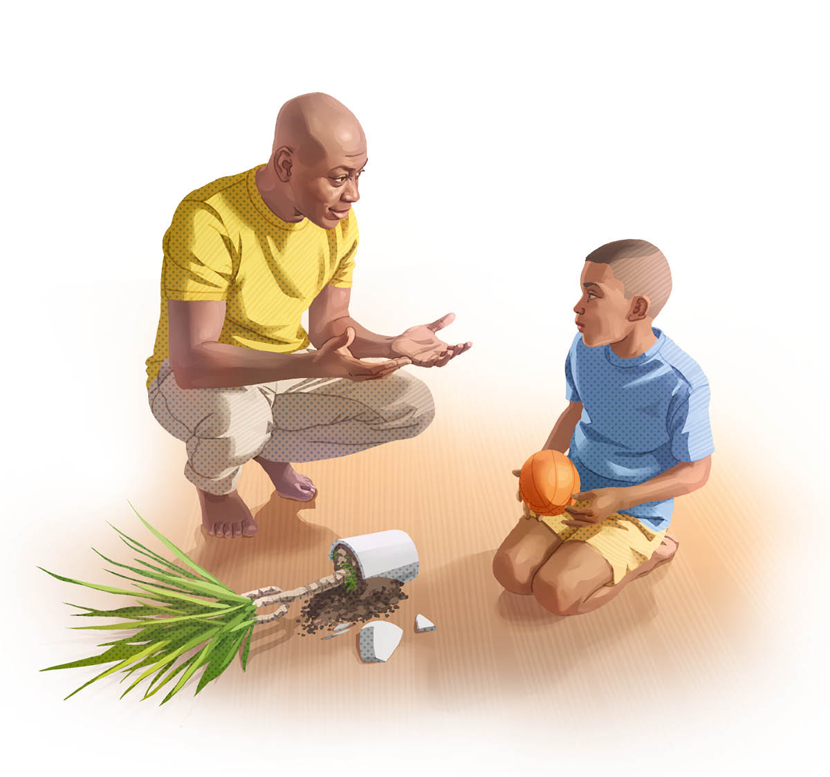Iech dad șiol-pe tele caște del duma pesche șiaveia cai încărel ando vast iech mingea. Pi phuv si iech ghivecio lulugiaia phagărdo.