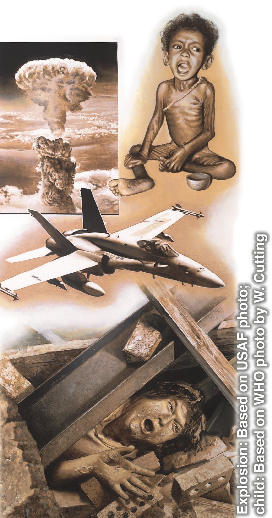 Yom yisadikina mu machuku ma nsudien: bomb wabarik kal, mwan uyedina kabuy, avion wa kurish nich njit, muntu amushat kal kupwa kwa kunyikek kwa divu