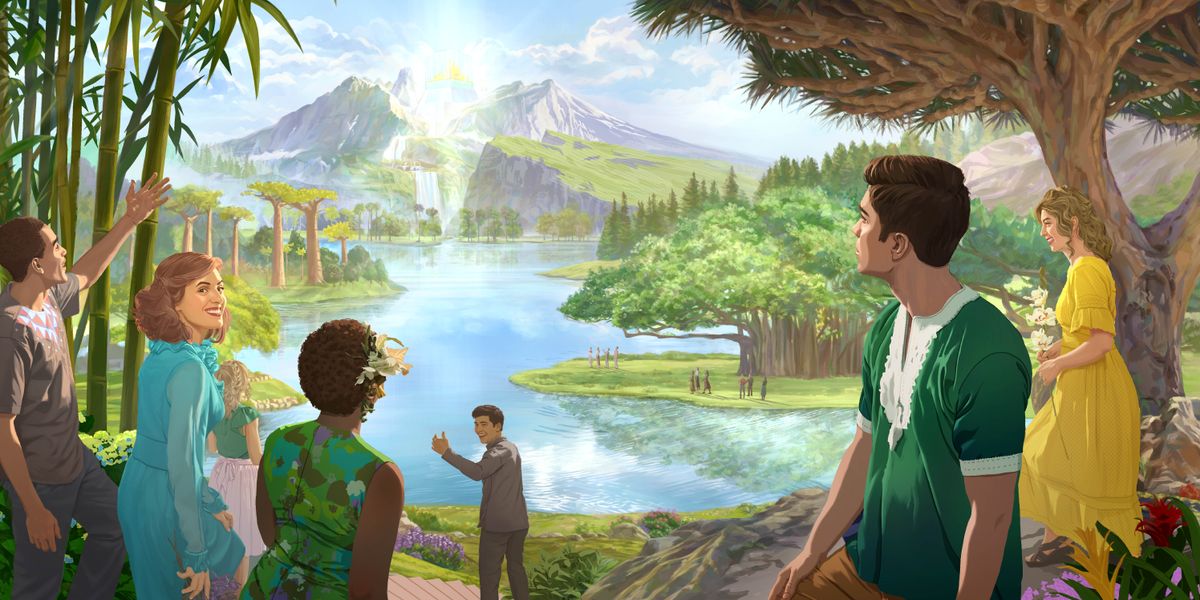 Antu akat kusanger mwom mu paradis pa divu. Kurutu kwau kud kawit ukurumukina kudokal ku musumb wa Yerusalem musu wa chifanakesh. Ushad ni ushad wa kawit kud mitond yibikitina.