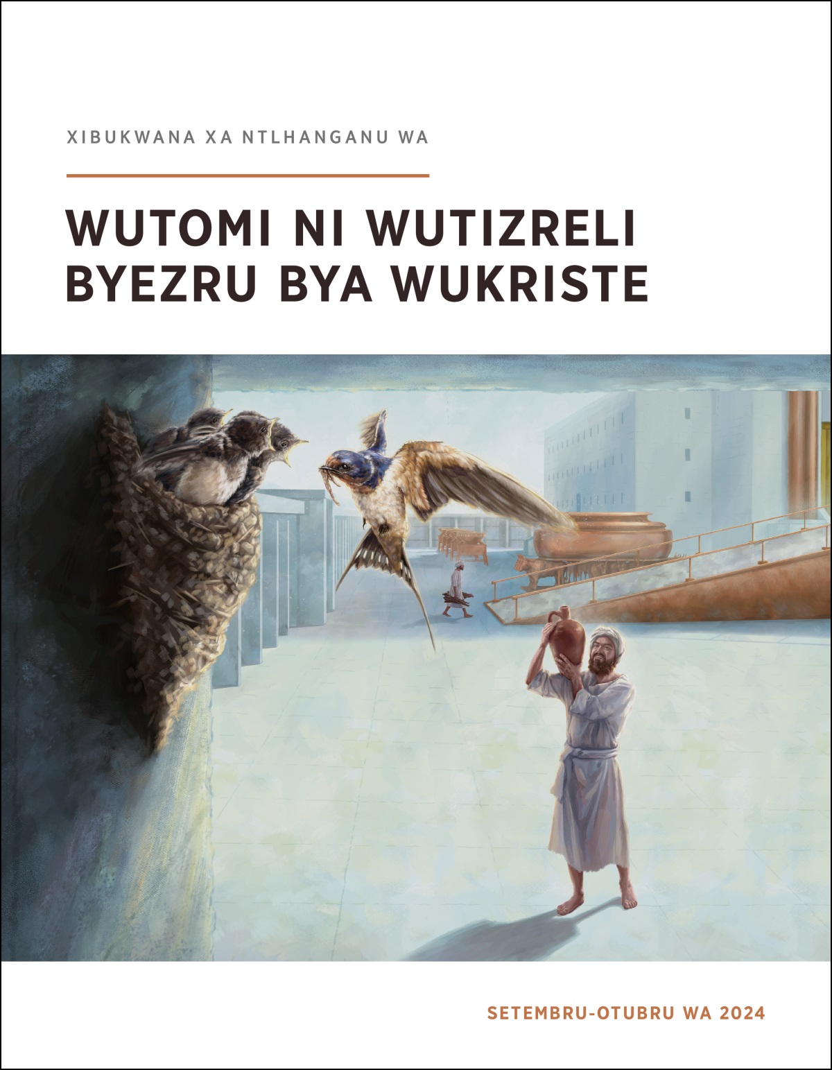 Mun’we wa vana va Kora a lavisaka xisaka xa mbewulana a tempeleni.