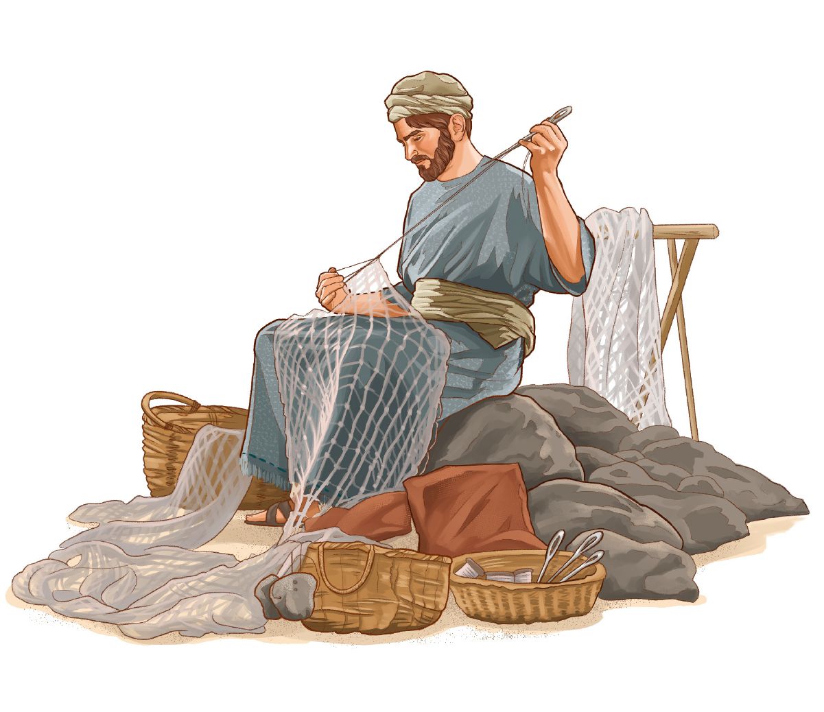 Repararea plaselor de pescuit