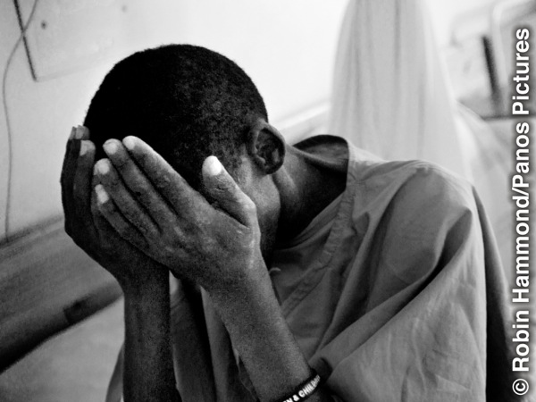 An African man