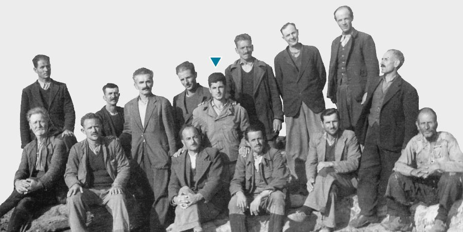 Димитриос Псаррас и другие Свидетели, сосланные на остров Макронисос