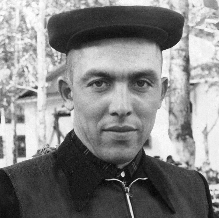 Павел Сивульский в трудовом лагере. 1962 год