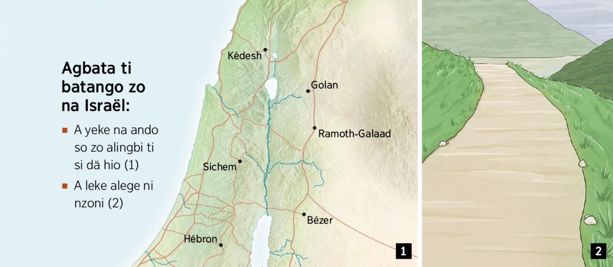 Mbeni carte so na lê ni a fa agbata omene ti batango zo na Israël nga na mbeni lege so a leke ni nzoni