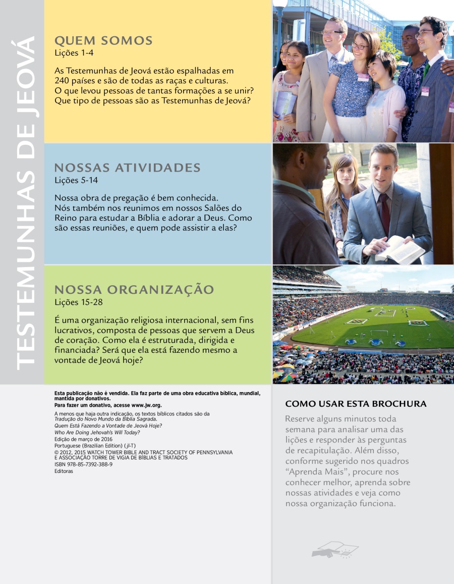 Sumário da brochura Vontade de Jeová