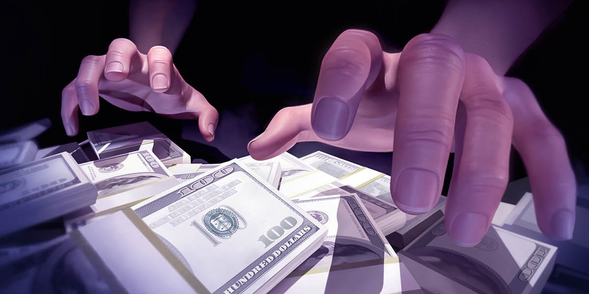 Munthu wapeza ndalama zambirimbiri.