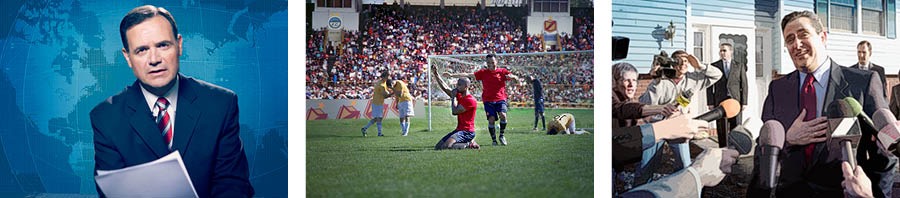 Wowerenga nkhani pa TV; masewera a mpira; wandale