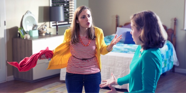 Rozhnevaná tínedžerka