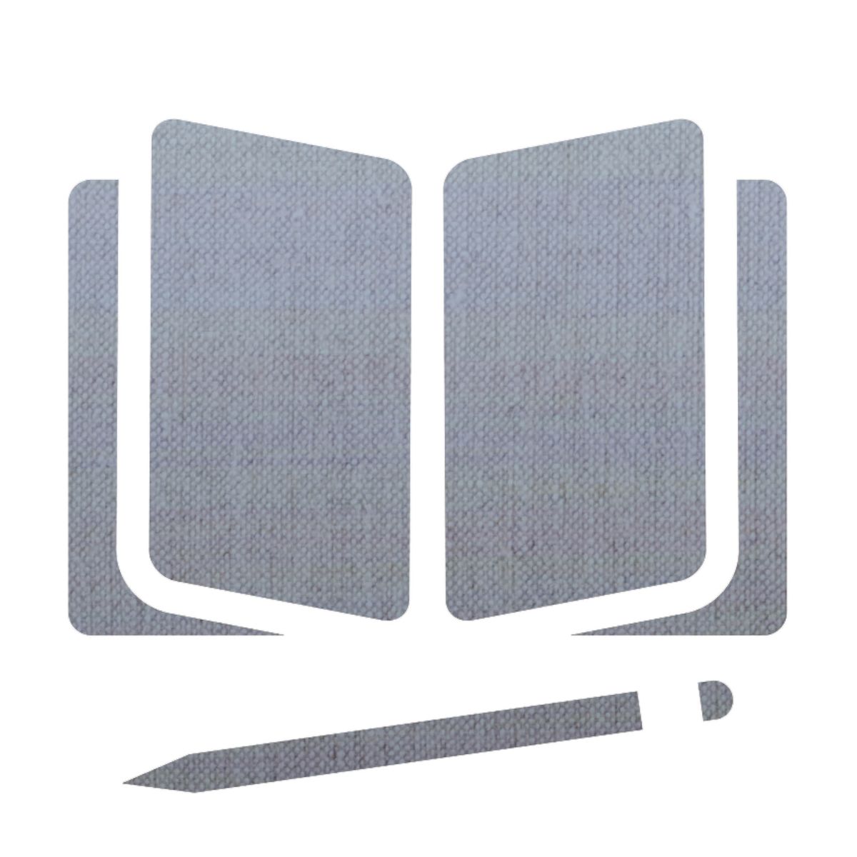 Piktogram zobrazujúci zápisník a pero