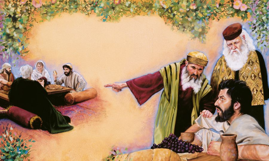 Muž žiada hosťa, ktorý sedí na najlepšom mieste, aby ho uvoľnil inému hosťovi