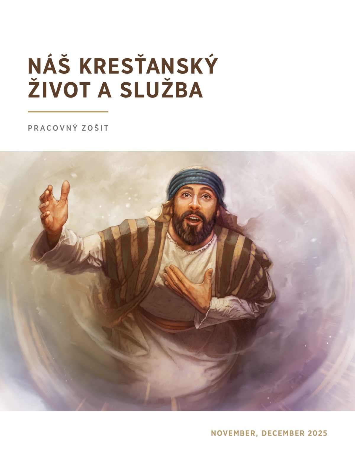 Izaiáš pozerá do neba a ponúka sa, že bude Božím hovorcom