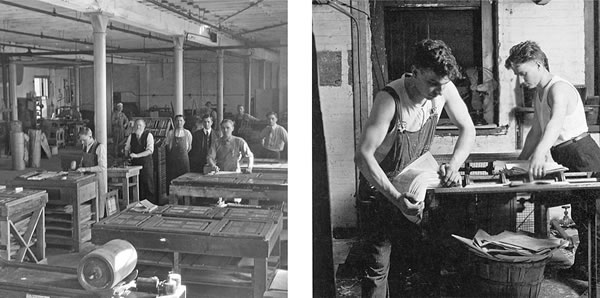 Výroba kníh na Myrtle Avenue 35