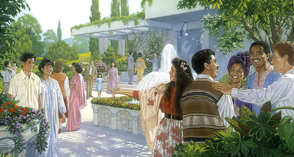 Šťastní ľudia v raji