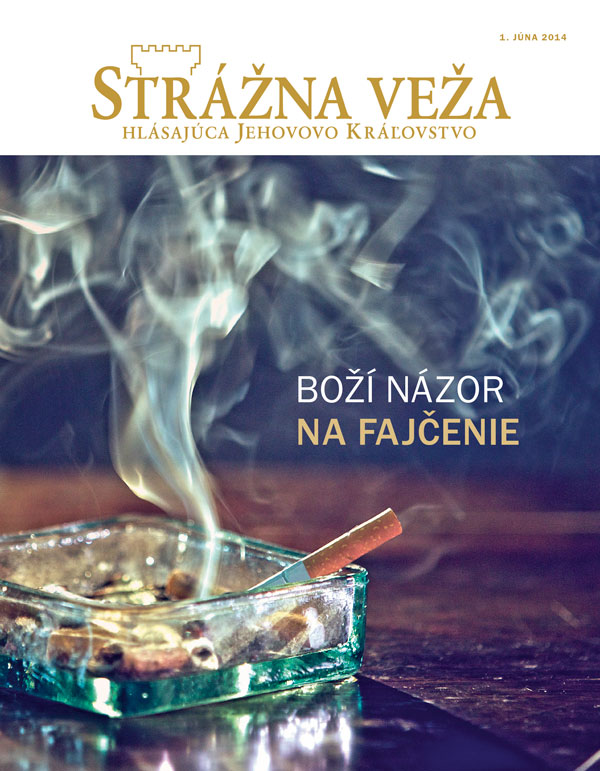 Titulná strana Strážnej veže, jún 2014 | Boží názor na fajčenie