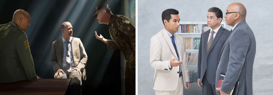 Brat na výsluchu pred odporcami mlčí; brat hovorí starším celú pravdu