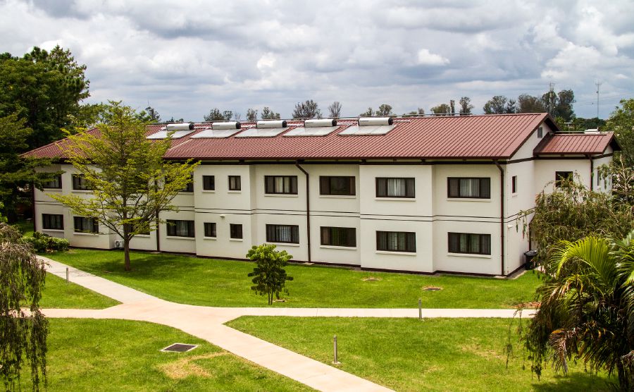 Nová obytná budova pobočky na Madagaskare