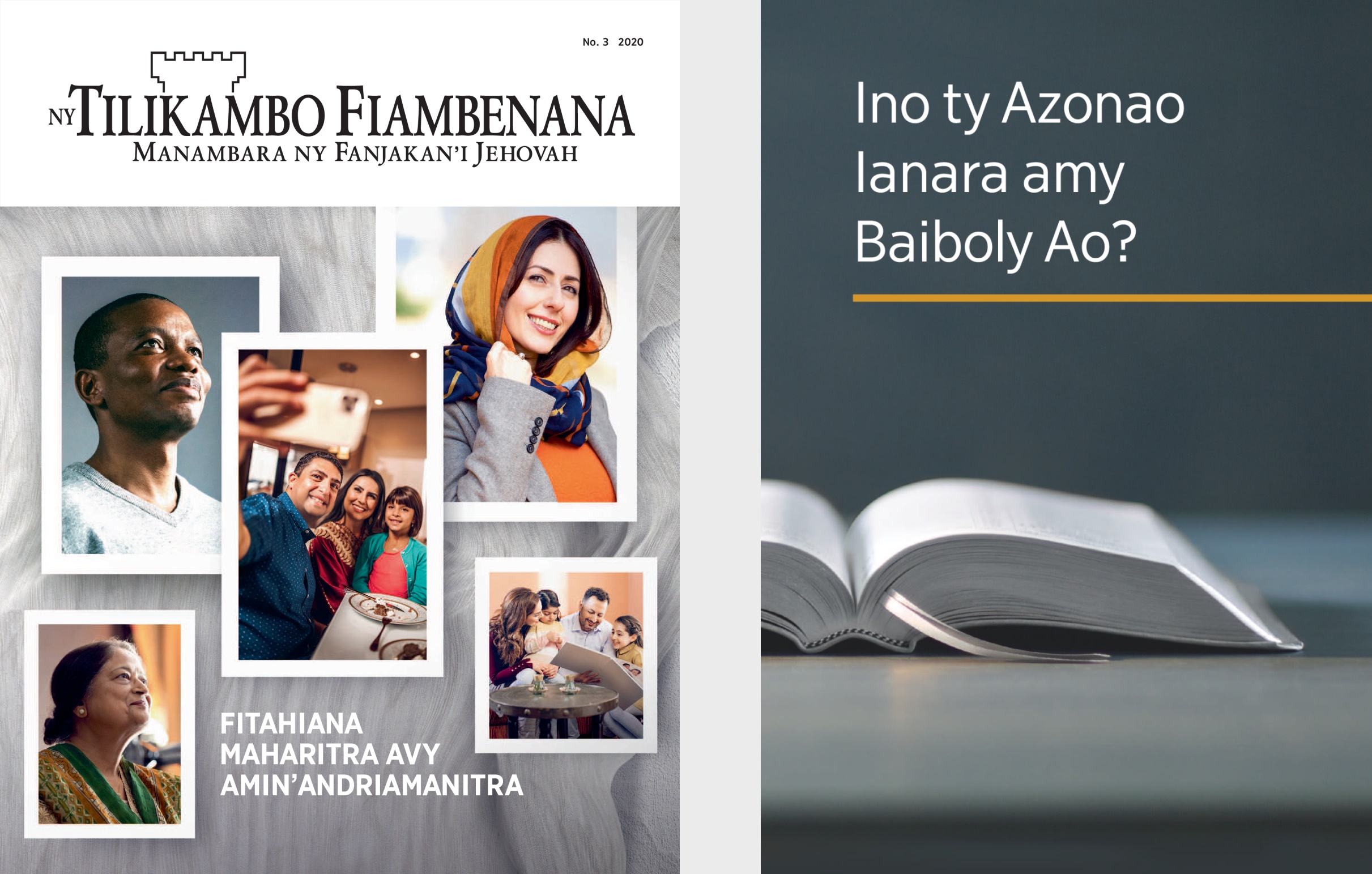 Boky ‘Ino ty Azonao Ianara amy Baiboly Ao?’ noho ‘Tilikambo Fiambena’ No. 3 2020.