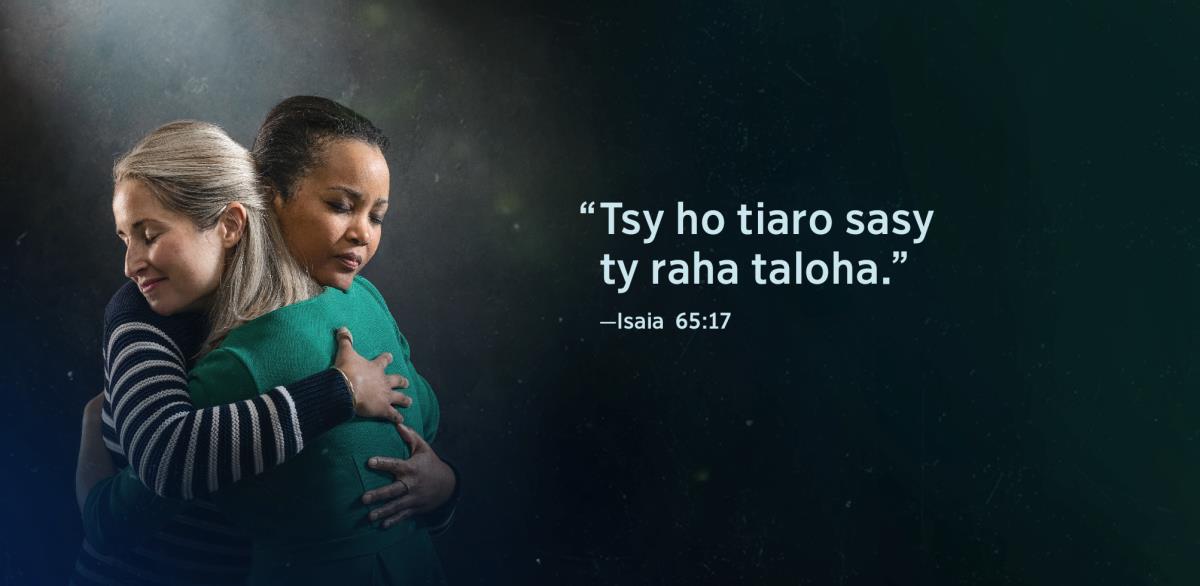 Miseho anilani-anabavy roe reo eo ty safà hoe: “Tsy ho tiaro sasy ty raha taloha”, baka amy Isaia 65:17 ao. Mifandrakoky rozy, le hita hoe maivaiva.