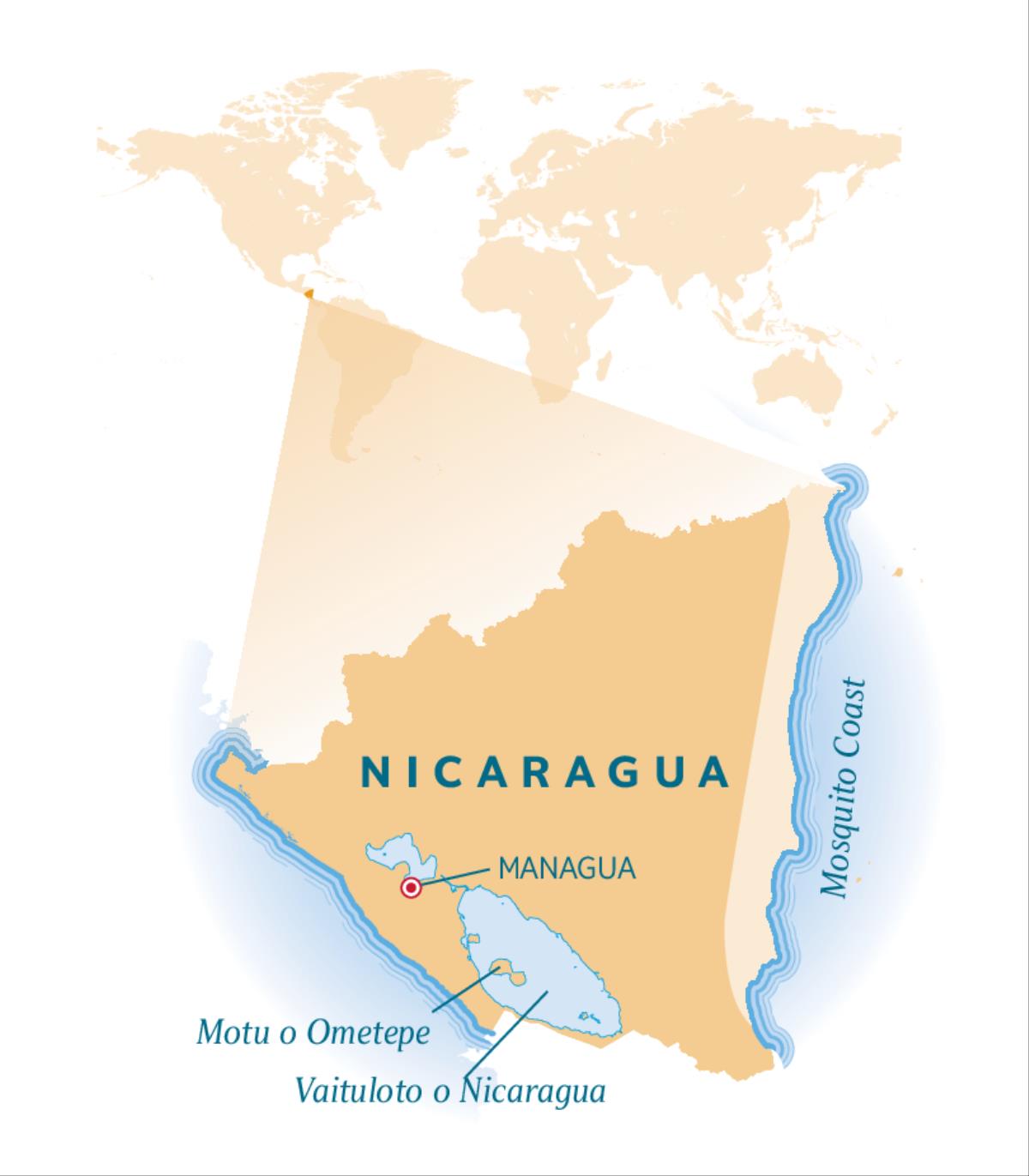 O se faafanua o Nicaragua