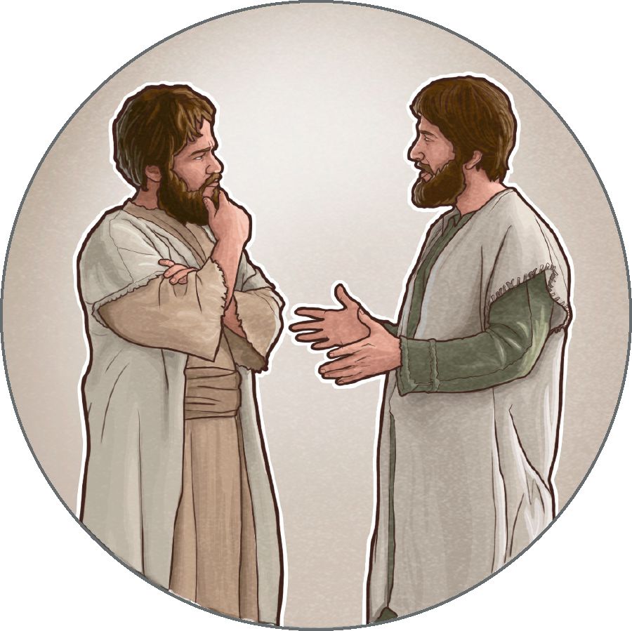 O se tamāloa o loo tautala a o loo faalogologo le isi tamāloa