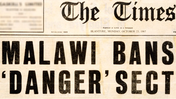 O loo faasalalau i se nusipepa le faasāina o Molimau a Ieova i Malawi
