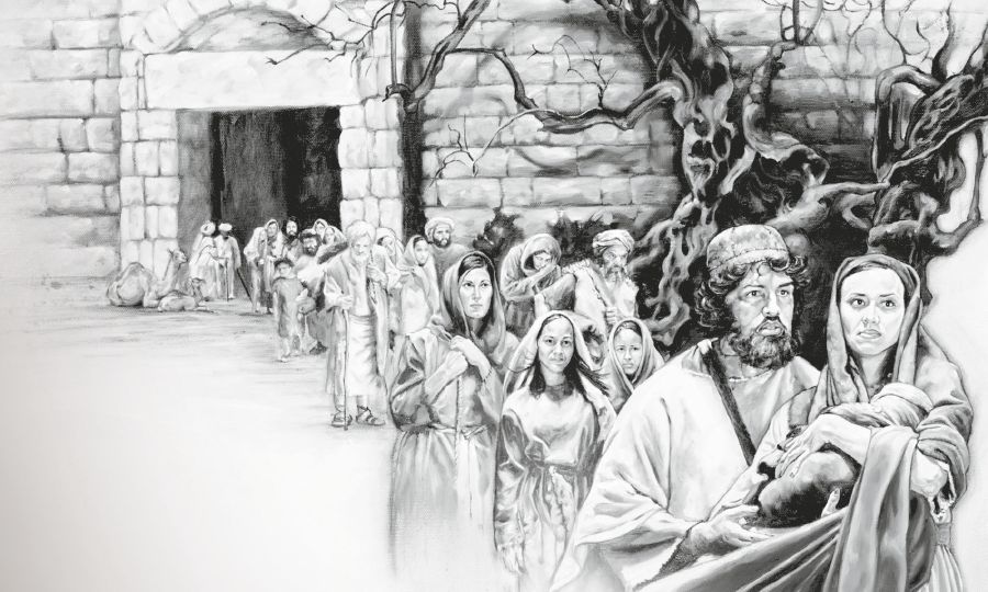 Vanhu vari kubuda muJerusarema vachiteerera murayiro wavakapiwa naJesu