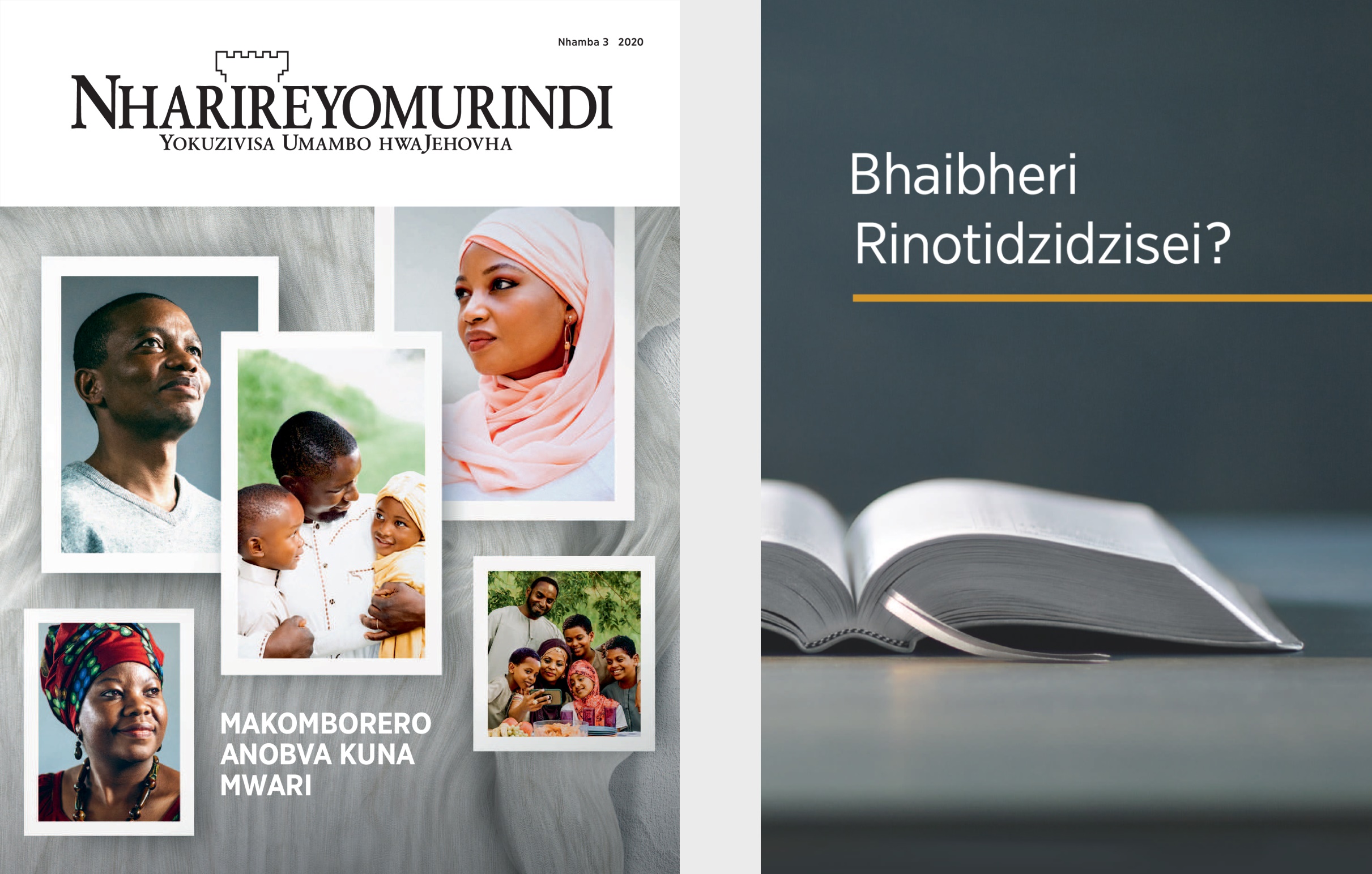 Bhuku rinonzi ‘Bhaibheri Rinotidzidzisei?’ uye ‘Nharireyomurindi’ Nhamba 3 2020.