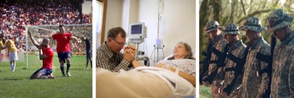 Vanhu vari kunyengetera: Mutambi webhora agohwesa, murume ane mudzimai wake ari kurwara muchipatara, masoja munguva yehondo