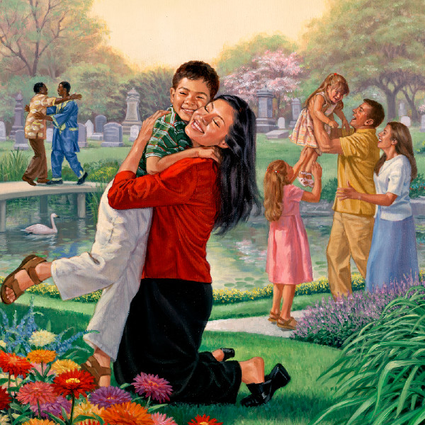 Vanhu vari muParadhiso vachigamuchira vanhu vamutswa kubva kuvakafa