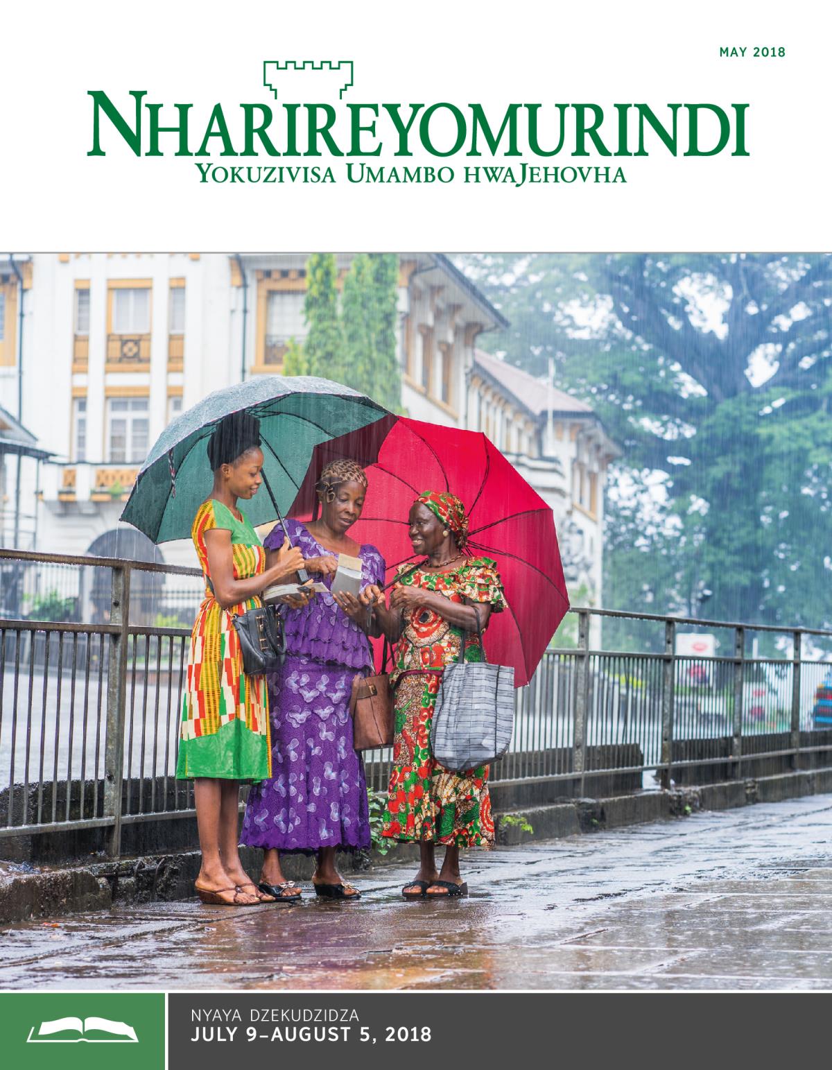 Nharireyomurindi Yekudzidza, May 2018