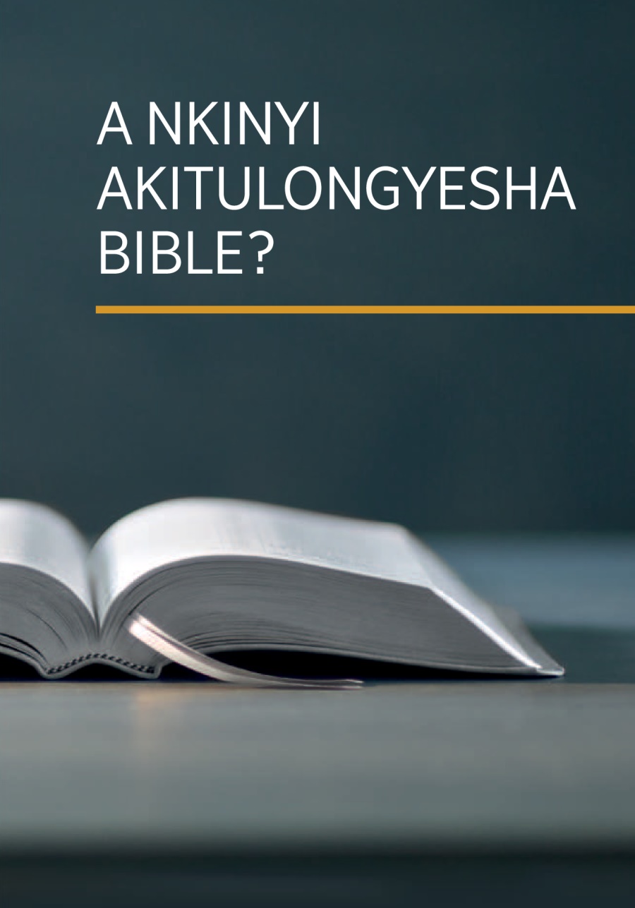 A nkinyi akitulongyesha Bible?