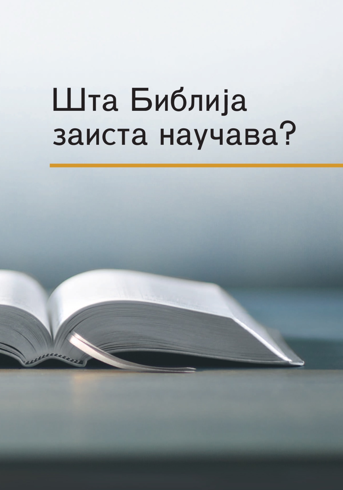 Насловна страна књиге „Шта Библија заиста научава?“