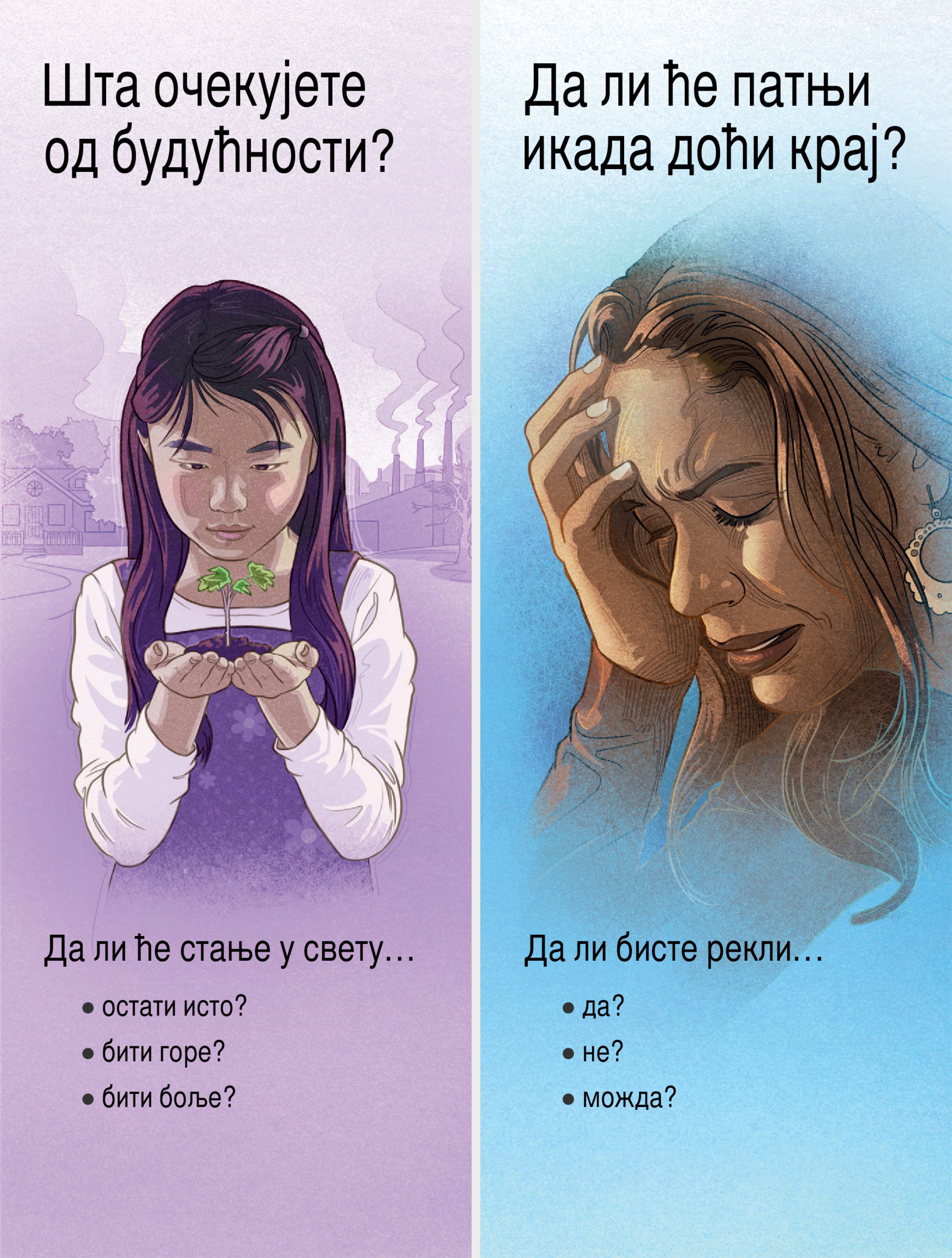 Трактати „Шта очекујете од будућности?“ и „Да ли ће патњи икада доћи крај?“