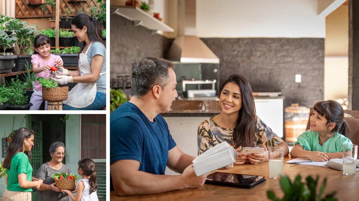 Колаж: Три начина на које се сестре могу угледати на Ребеку. Исте сцене се затим појединачно појављују у овом поглављу.